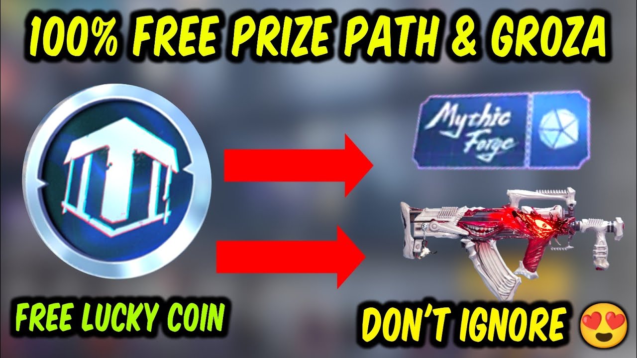 Get Free Lucky Coin 😍 Bgmi Next Prize Path Redeem Free | Upgrade Groza Skin Trick Unlock 4.3 Update