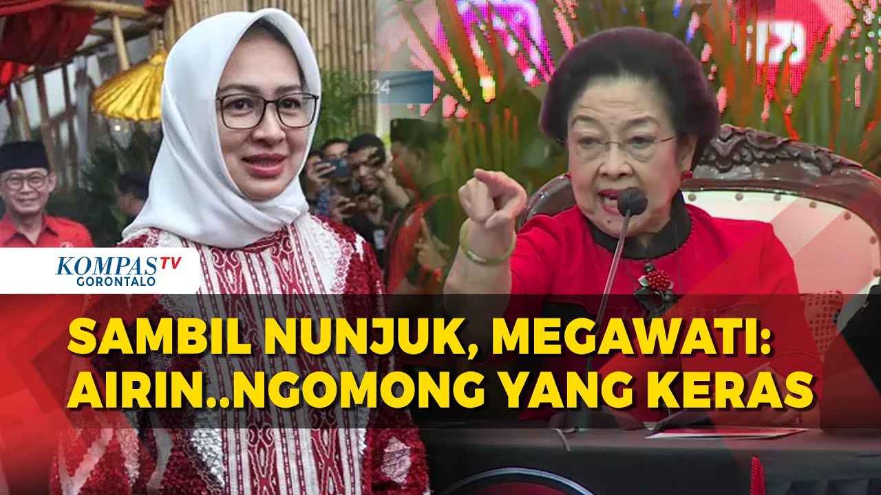Megawati Tunjuk Airin: Ngomong yang Keras, Kalau Sudah Masuk PDIP!