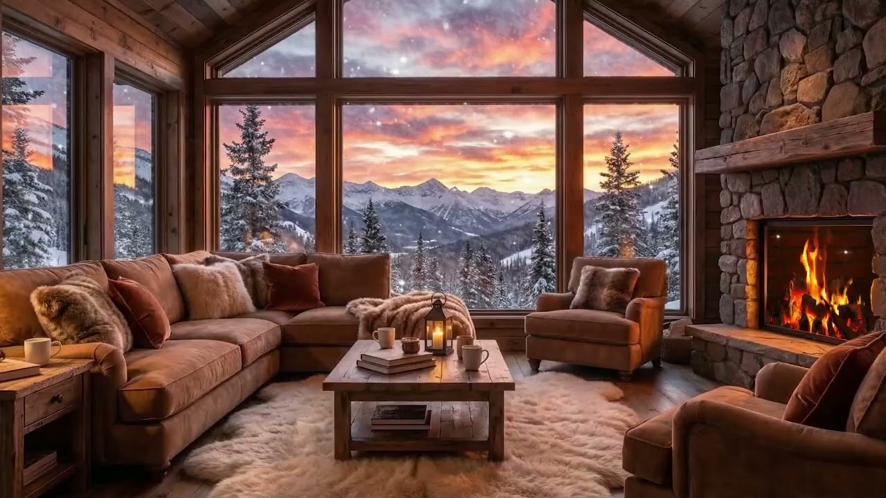 Peaceful ASMR Winter Ambience to Reduce Anxiety and Create a Sense of Warm Comfort