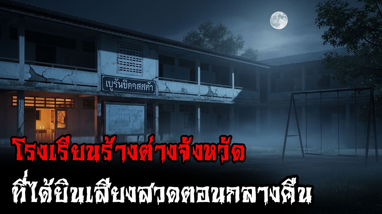 โรงเรียนร้างต่างจังหวัด ที่ได้ยินเสียงสวดตอนกลางคืน l เรื่องเล่าหลอน #เสียงตำนานจากฟ้า