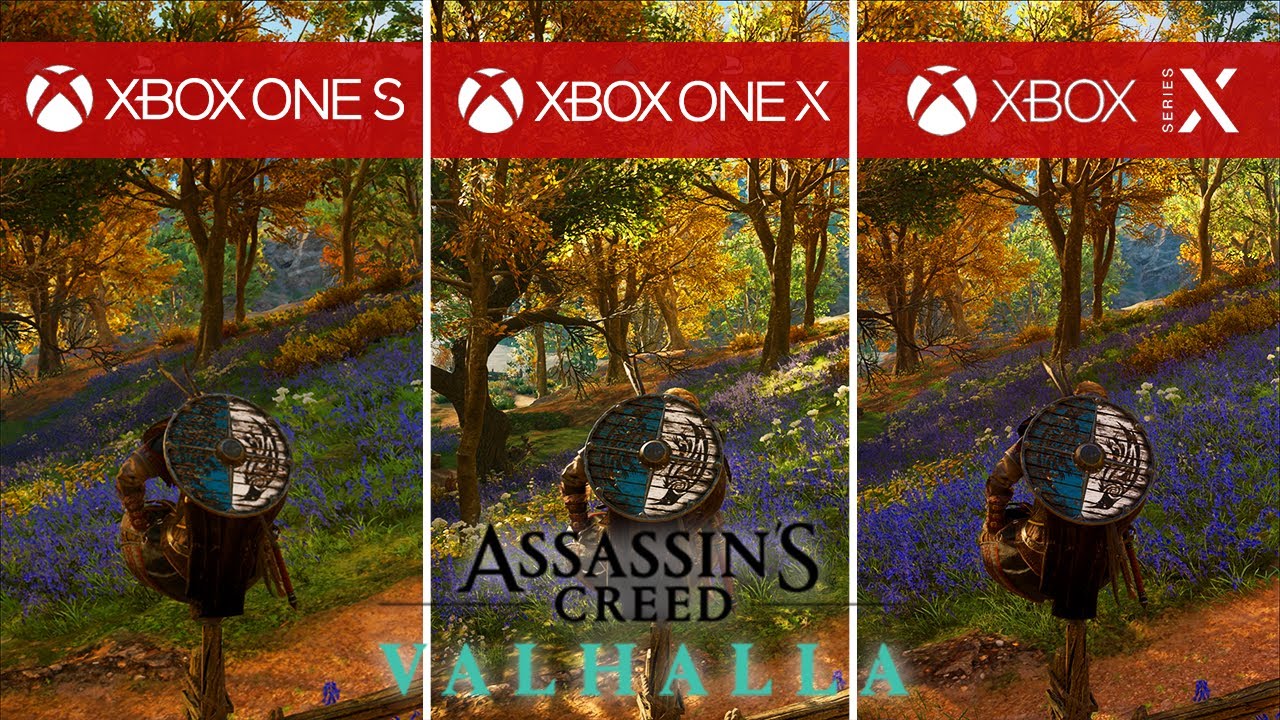 Assassin's Creed Valhalla Comparison - Xbox Series X vs Xbox One X vs Xbox One S vs PS4 vs PS4 Pro