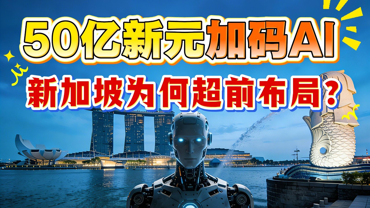 新加坡又赢了！50亿新元砸向AI技术开发，AI巨头加码新加坡科技！