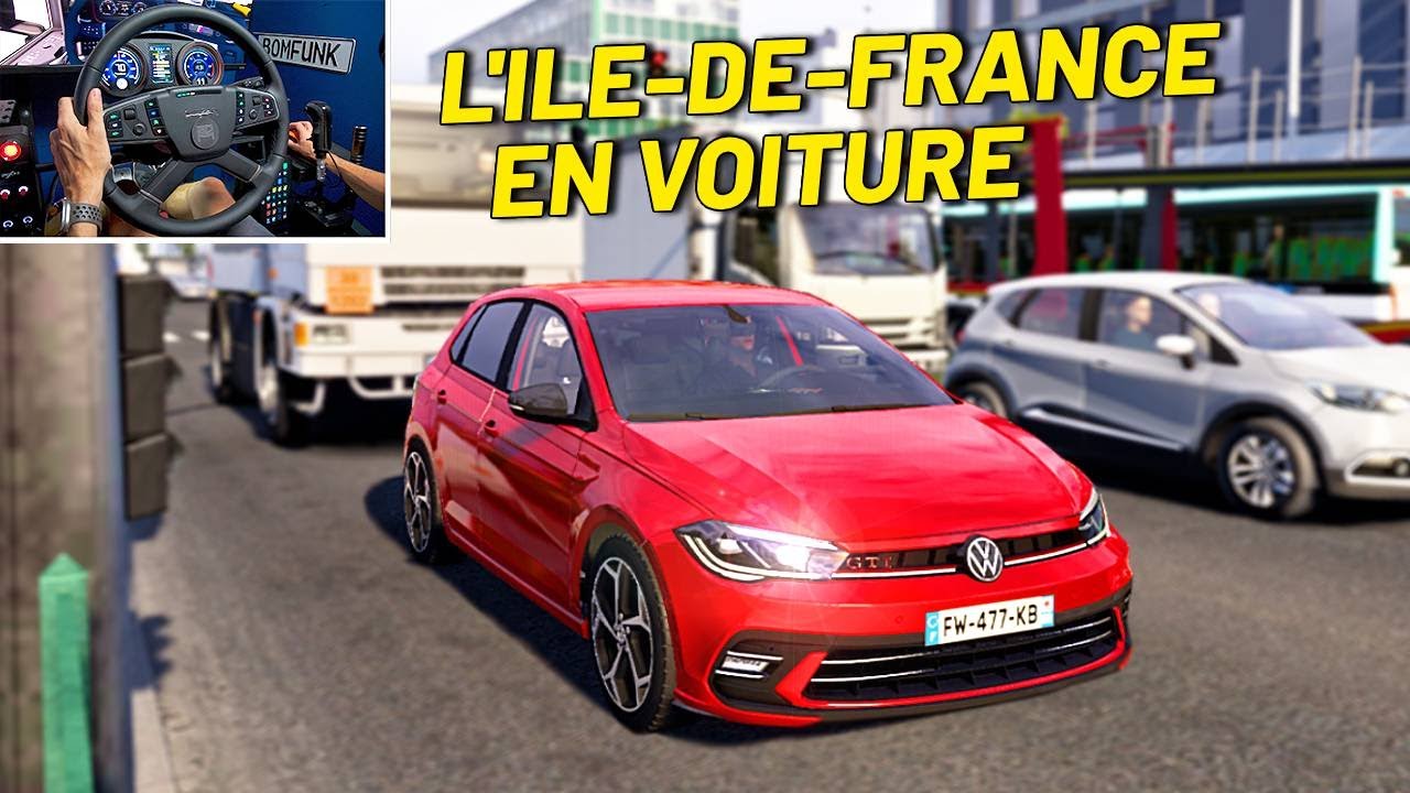 🚗 La RÉGION PARISIENNE en VOITURE (Euro Truck Simulator 2)