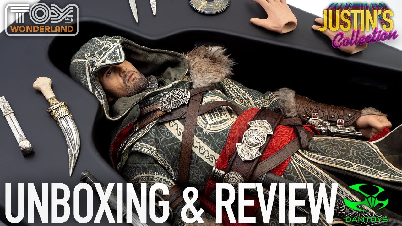 Assassin's Creed Revelations Mentor Ezio DamToys 1/6 Scale Figure Unboxing & Review