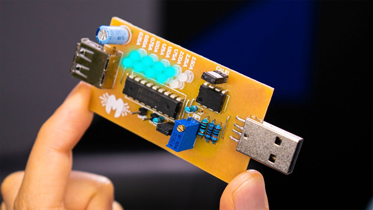 Medidor de Corriente USB CASERO | LM3914