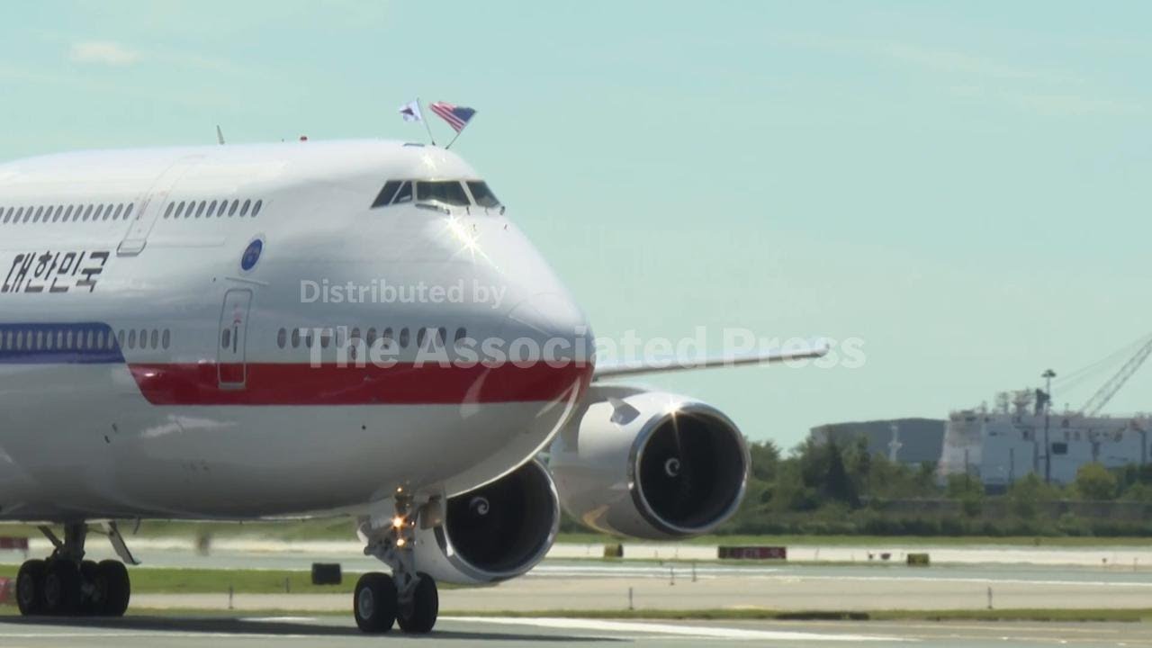 South Korean President Lee Jae Myung arrived at Philadelphia airport