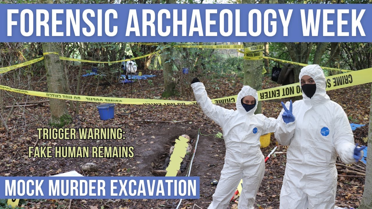 Excavating a **Mock** Murder Burial // A Week in the Life of a Forensic Archaeology Student