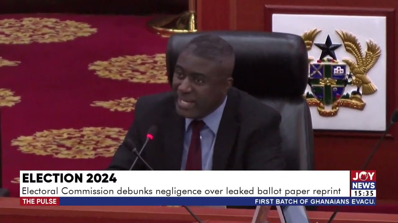 Election 2024: Electoral Commission debunks negligence over leaked ballot paper reprint