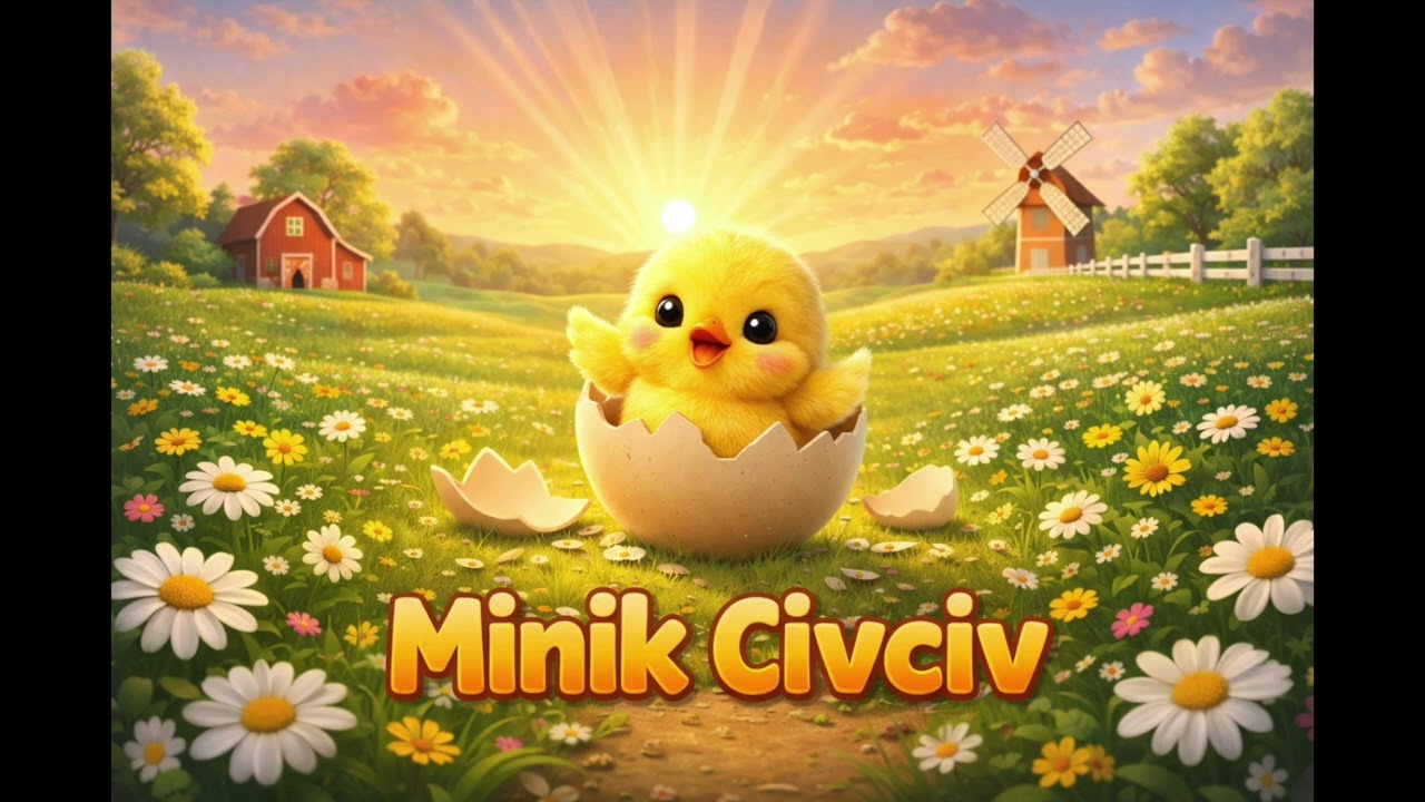 🐥 Minik Civciv Uyanıyor | Eğlenceli Sabah Rutini Çocuk Şarkısı