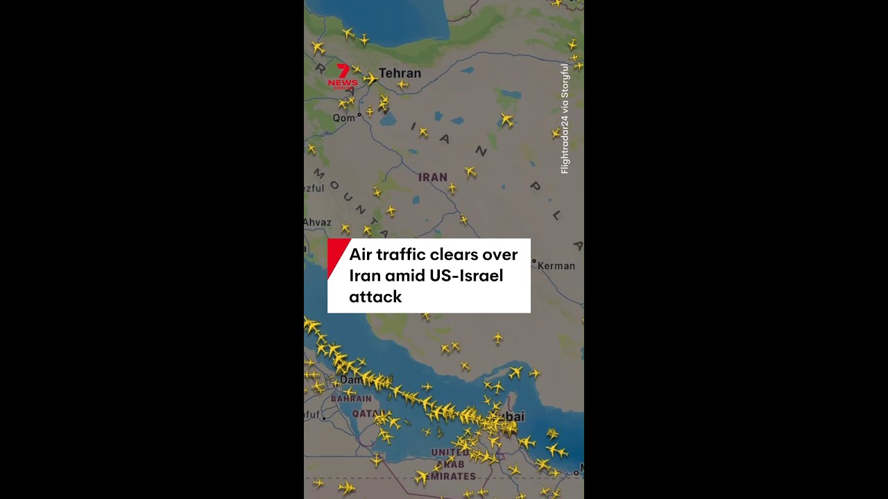 Air traffic clears over Iran amid US-Israel attack