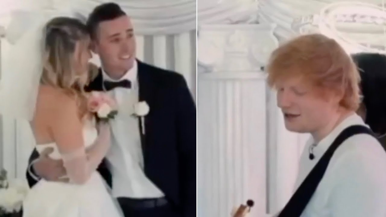 Ed Sheeran SURPRISES One Lucky Couple at Las Vegas Wedding!