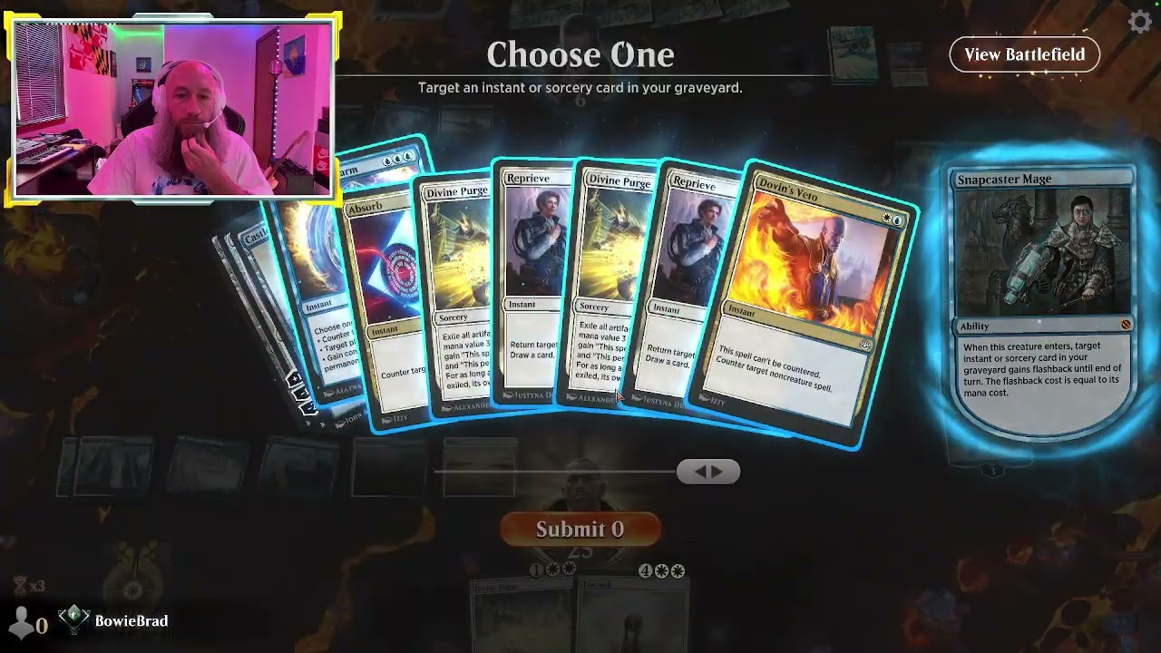MTG Arena Historic UW Control vs. Black