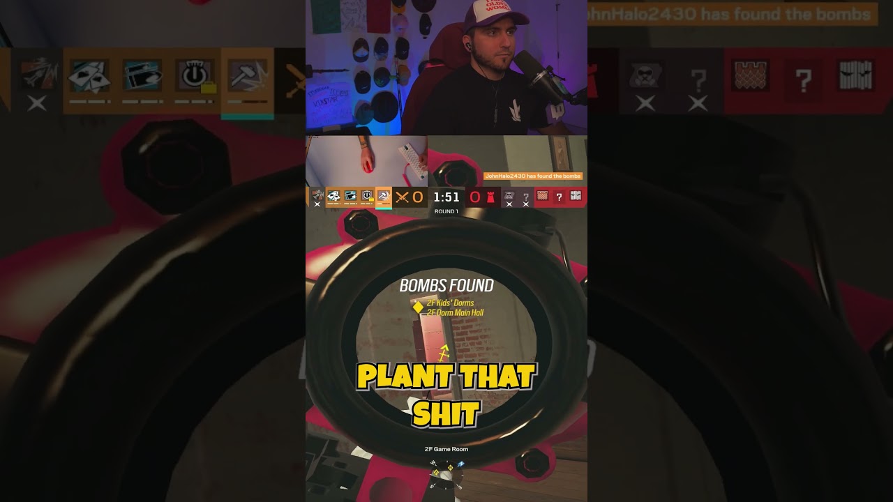 I accidentally ACED!!! #siegegaming #siegeislife #gaming #howtogetbetteratrainbowsixsiege