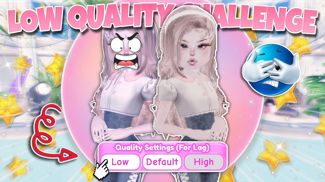 Using The *WORST* Quality In Dress To Impress!! (Roblox)