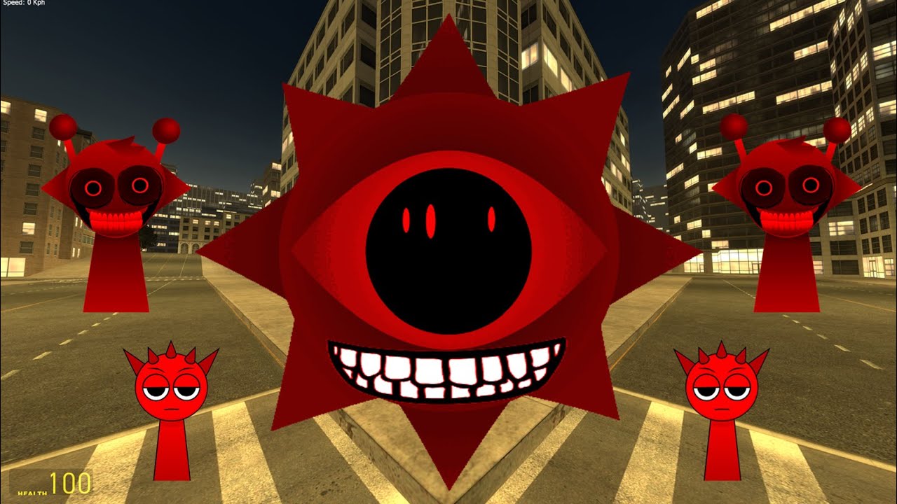 Sprunki Nightmare Phases Mr. Sun Piramixed Rosalia Bizcochito Family Selene Geometry Nextbot Gmod