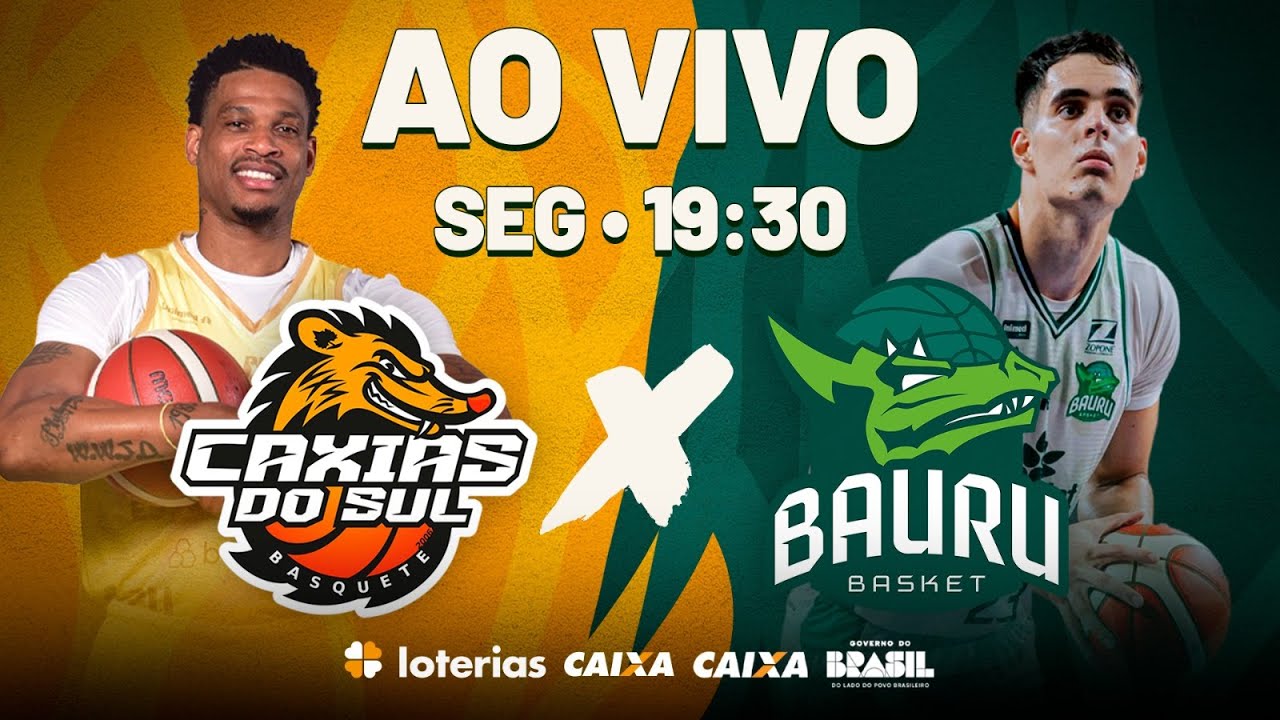 Caxias do Sul Basquete x Bauru Basket | NBB CAIXA 2025/26 | AO VIVO | 19/01/2026 | 19h30