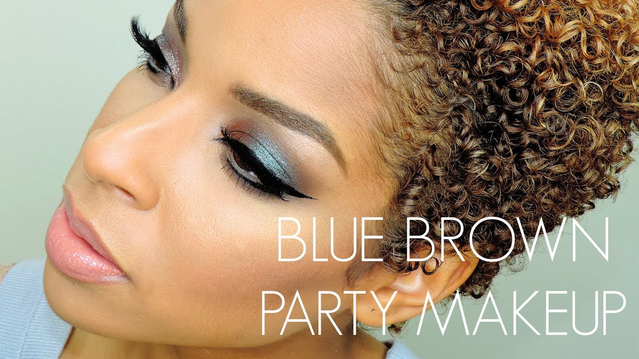 How To | Smokey Eye With Blue Brown Pigment