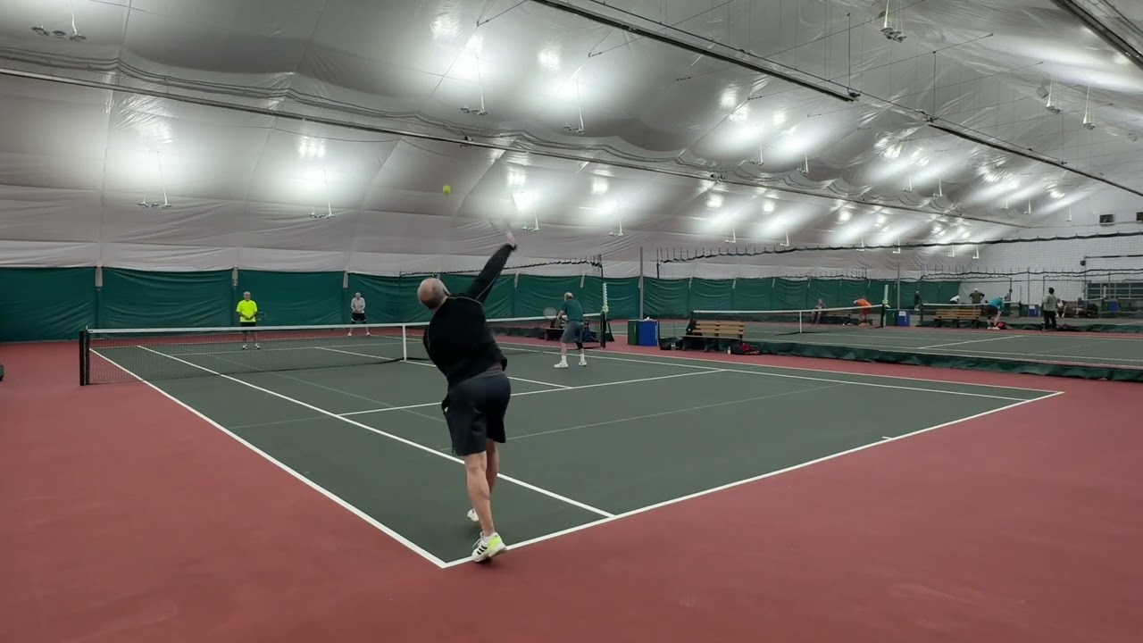 Gautreau's Tennis - Highlights - Lonnie, Larry G, Adam, Bill - 3/14/2025