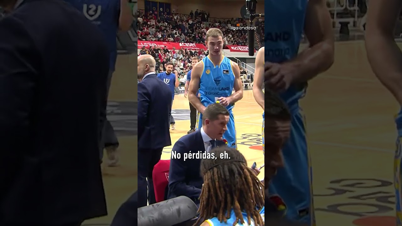 🗣️ JAKA LAKOVIC, en el sonido del banquillo de la #LigaEndesa