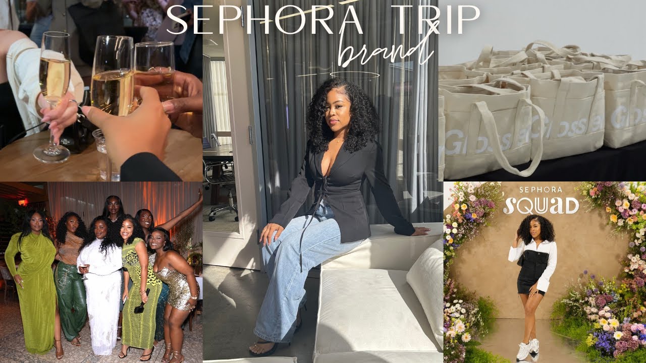 ahhh i made the sephora squad🥹 | come with me to the welcome event in LA! *what it's really like*
