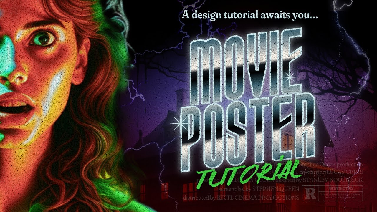 How To Make An 80s Horror Movie Poster Design Using AI Art