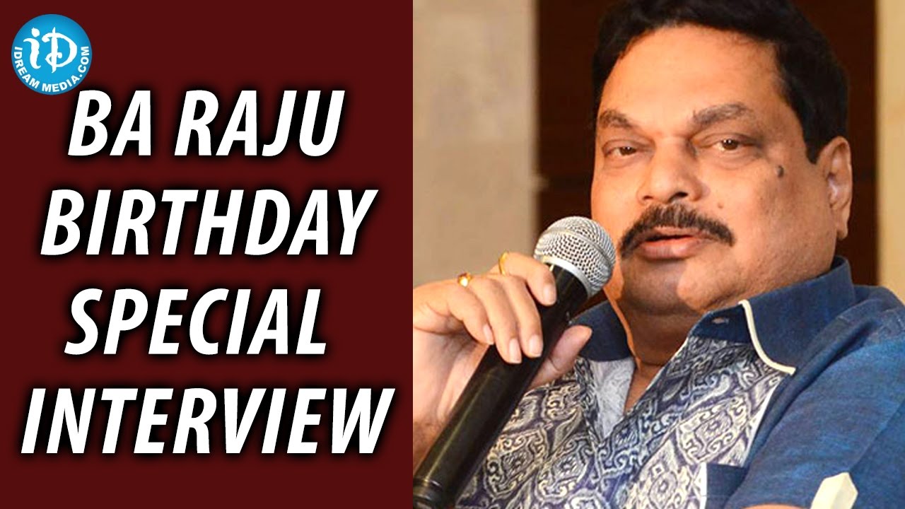 Producer & PRO BA Raju Birthday Special Interview || BA Raju