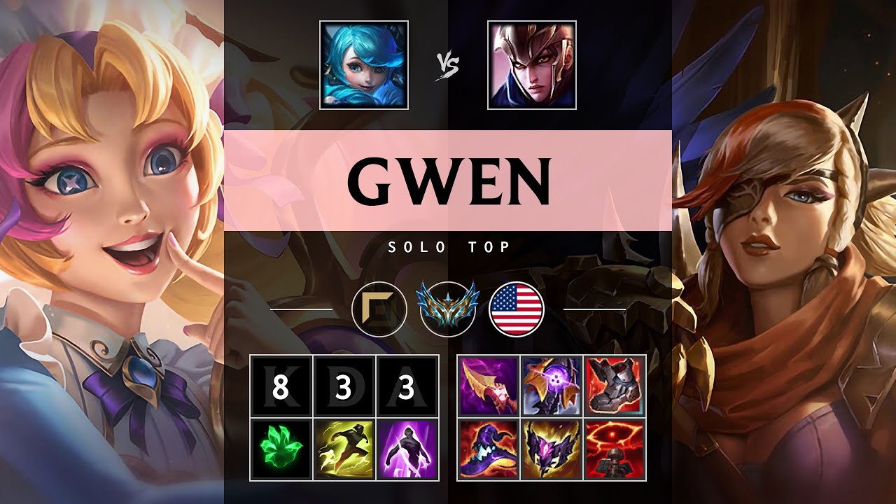 Gwen Top vs Quinn - NA Challenger Patch 25.15