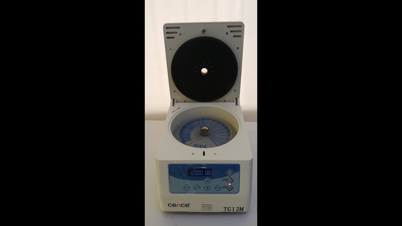 TG12M Microhematocrit Centrifuge Setting and Starting