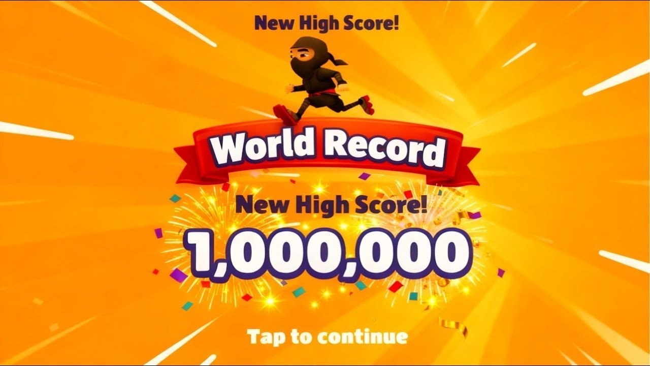 Day 2 Subway Surfers game new world record 🏆 1 million score 😱 #live #subwaysurferslive #livefeet