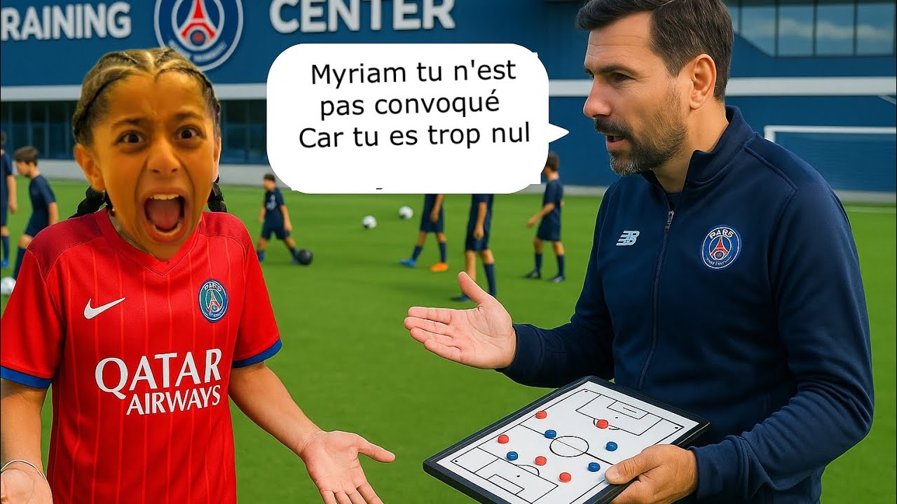 MYRIAM N'EST PAS CONVOQUE AU MATCH ! Elle veux arrêter le foot :(