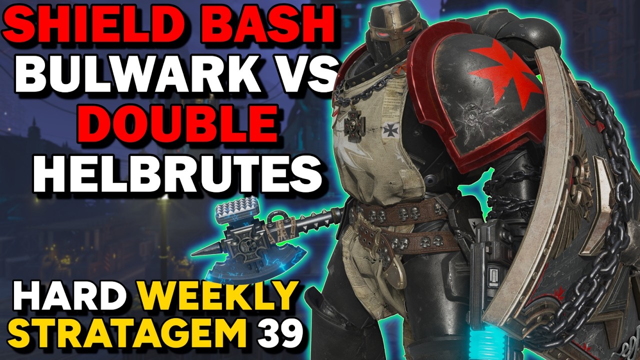 Bash Build Bulwark PULVERIZES Double Helbrutes In Weekly Stratagem 39 - True Solo | Space Marine 2