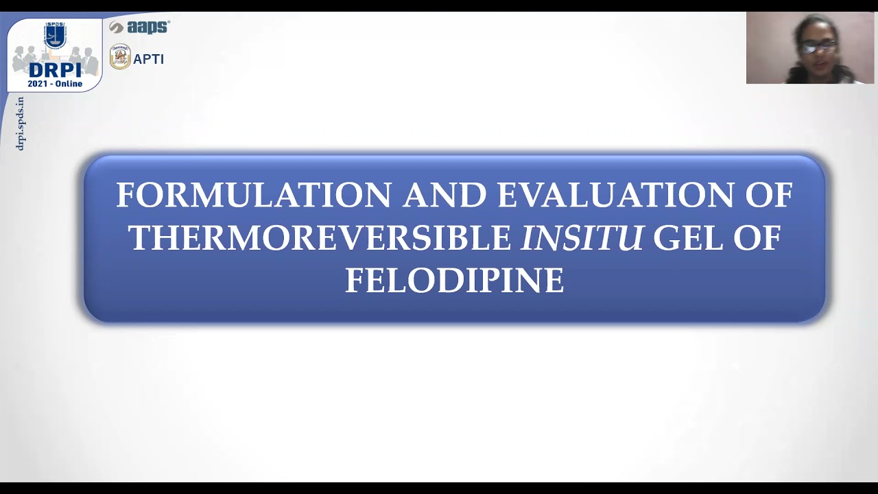 FORMULATION AND EVALUATION OF THERMOREVERSIBLE INSITU GEL OF FELODIPINE