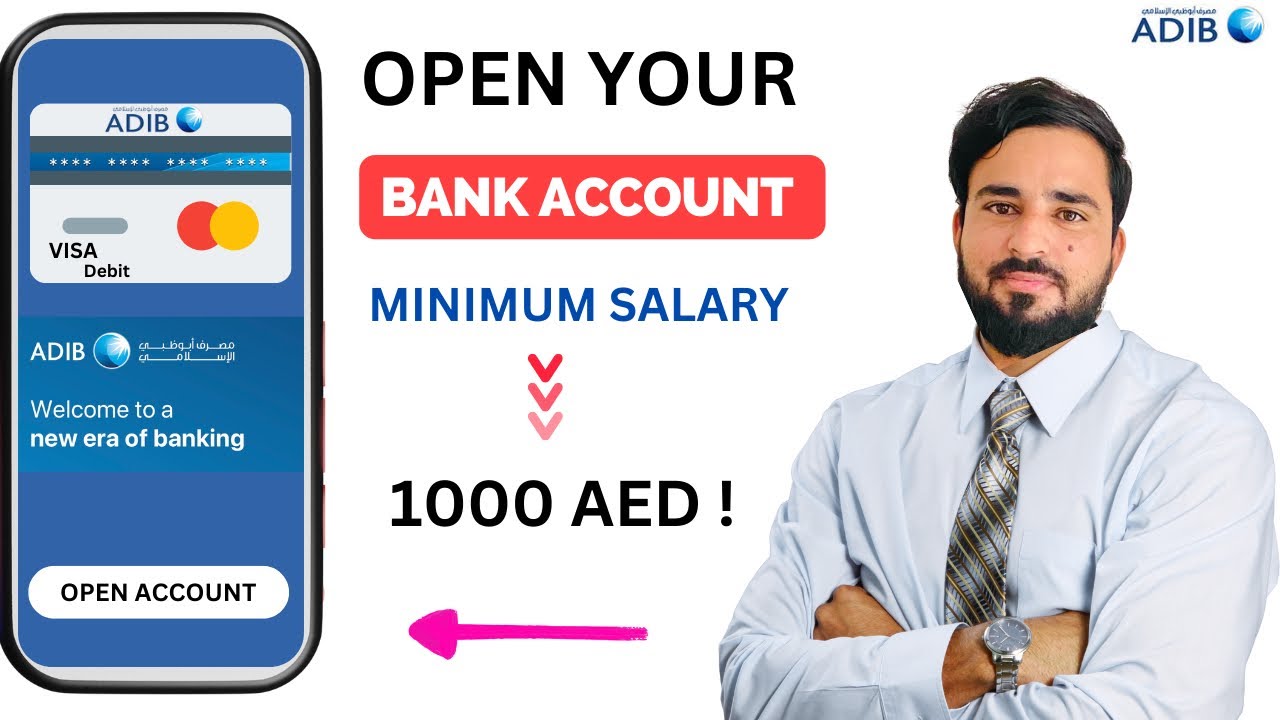 How to open adib zero balance account |open savings account online