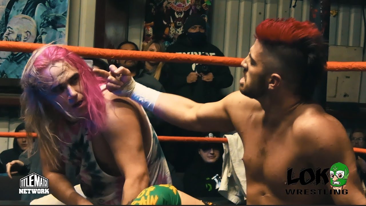 Dante Leon vs Akira - Loko Wrestling Championship - Title Match Network