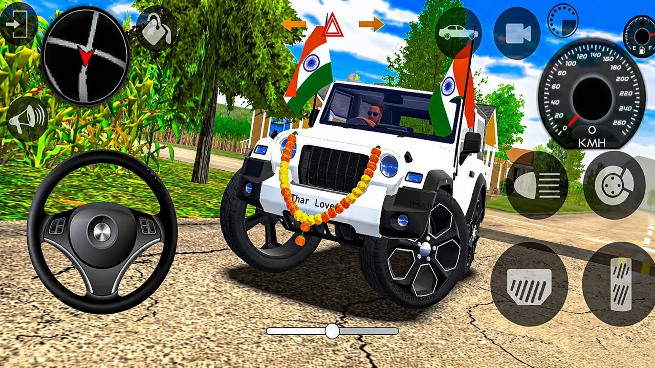 Modified Mahindra Thar Car Games: Indian Cars (Gadi Wala Game) - Car Game Android Gameplay 2026