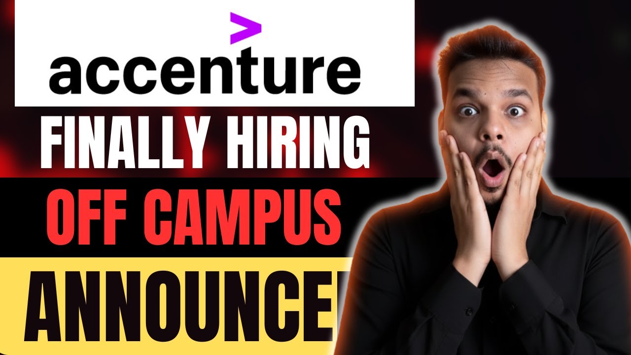 Finally Accenture Mass Hiring Announced | Off Campus Drive For 2025, 2024, 2023 Batch | ASE Role