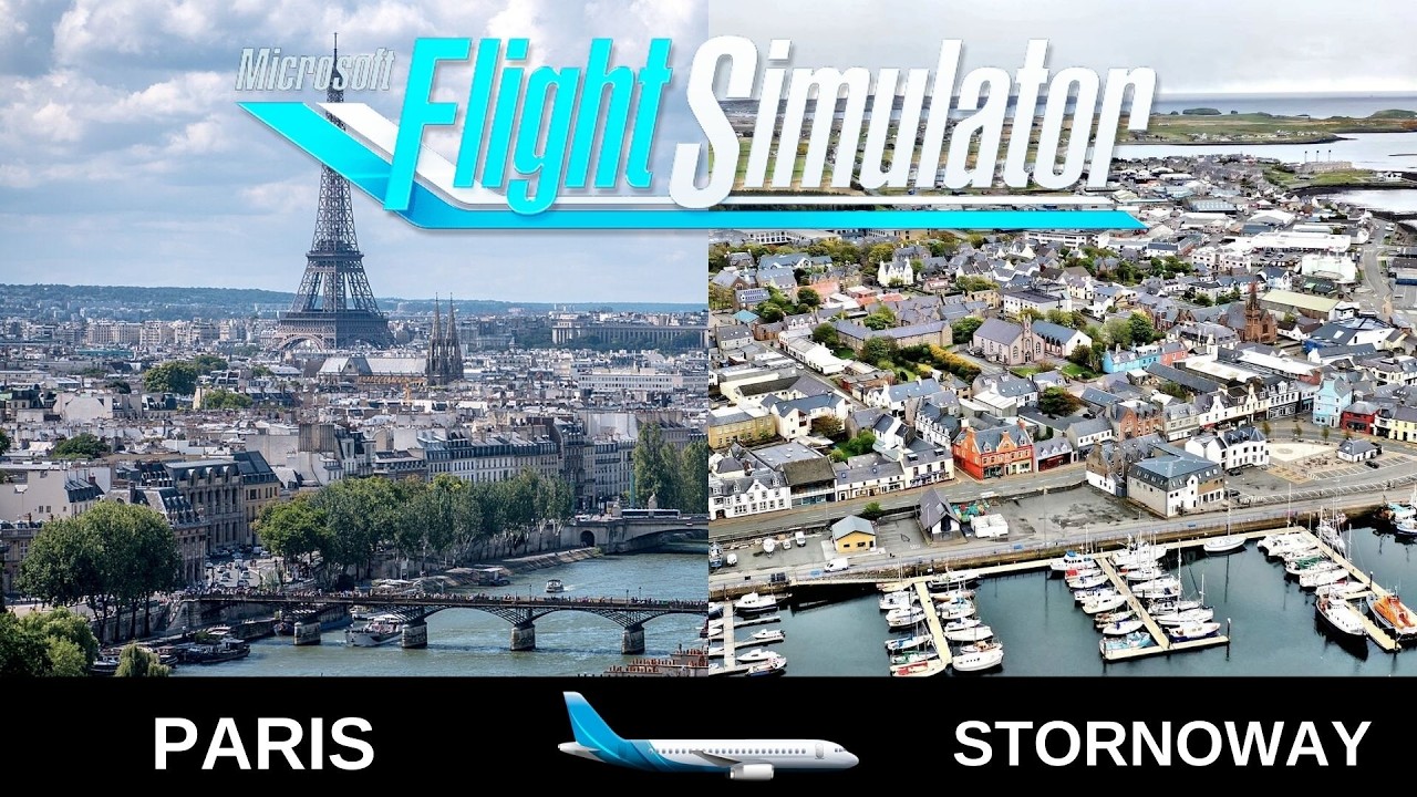 Paris - Stornoway Uçuş | B737-800 ✈️✈️✈️ | TEMİZ İNİŞ ✅ BİR TIK SERT İNİŞ AMA SORUN YOK :)