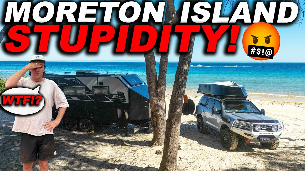 Эпический пляжный кемпинг становится опасным и смертельным! Приключение на внедорожнике и караван...