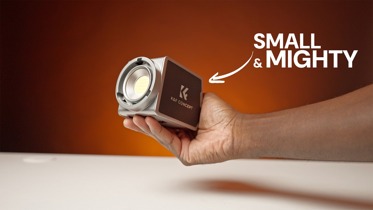 K&F PL60B - 60W Battery Powered Light | SMALL & MIGHTY