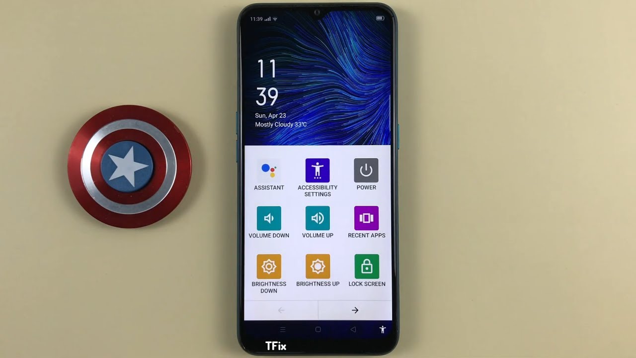 How to enable/disable Accessibility Menu on OPPO A31 Android 9