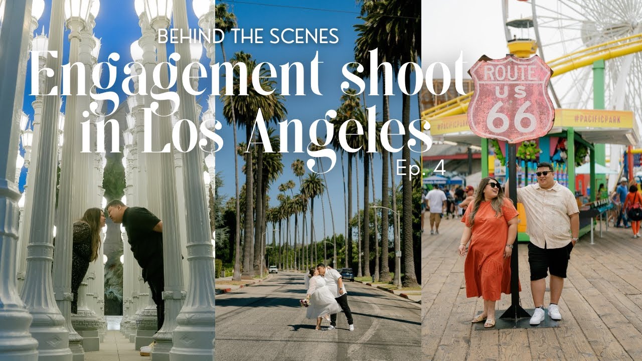 USA VLOG Ep. 4 | OUR ENGAGEMENT SHOOT IN LOS ANGELES BTS