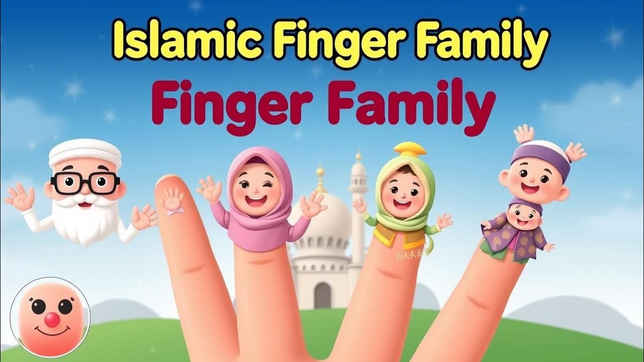  Finger Family  &ndash; Grandpa & Grandma Version for kids ( Nasheed) - Vocals Only - Little Muslim TV