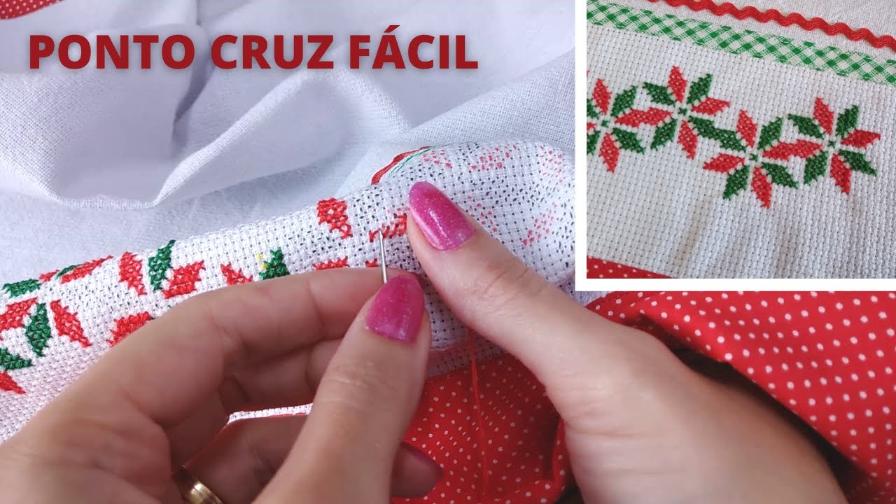 BORDADO PONTO CRUZ AVESSO PERFEITO - COM GRÁFICO GRÁTIS