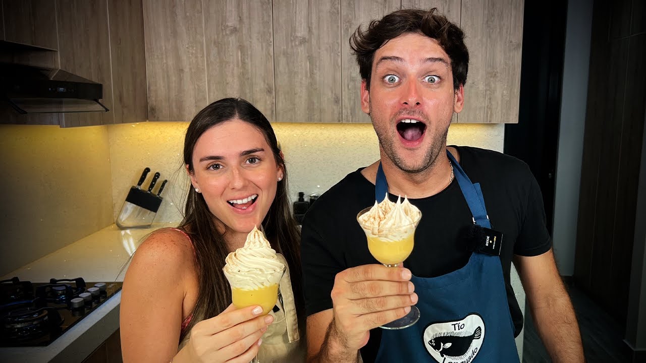 Sebastian y su invitada especial prepararon un Suspiro a la Limeña