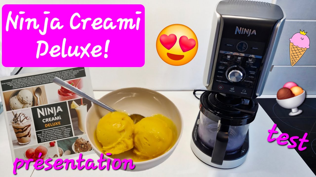 Ninja creami Deluxe : présentation complète! (+Test)