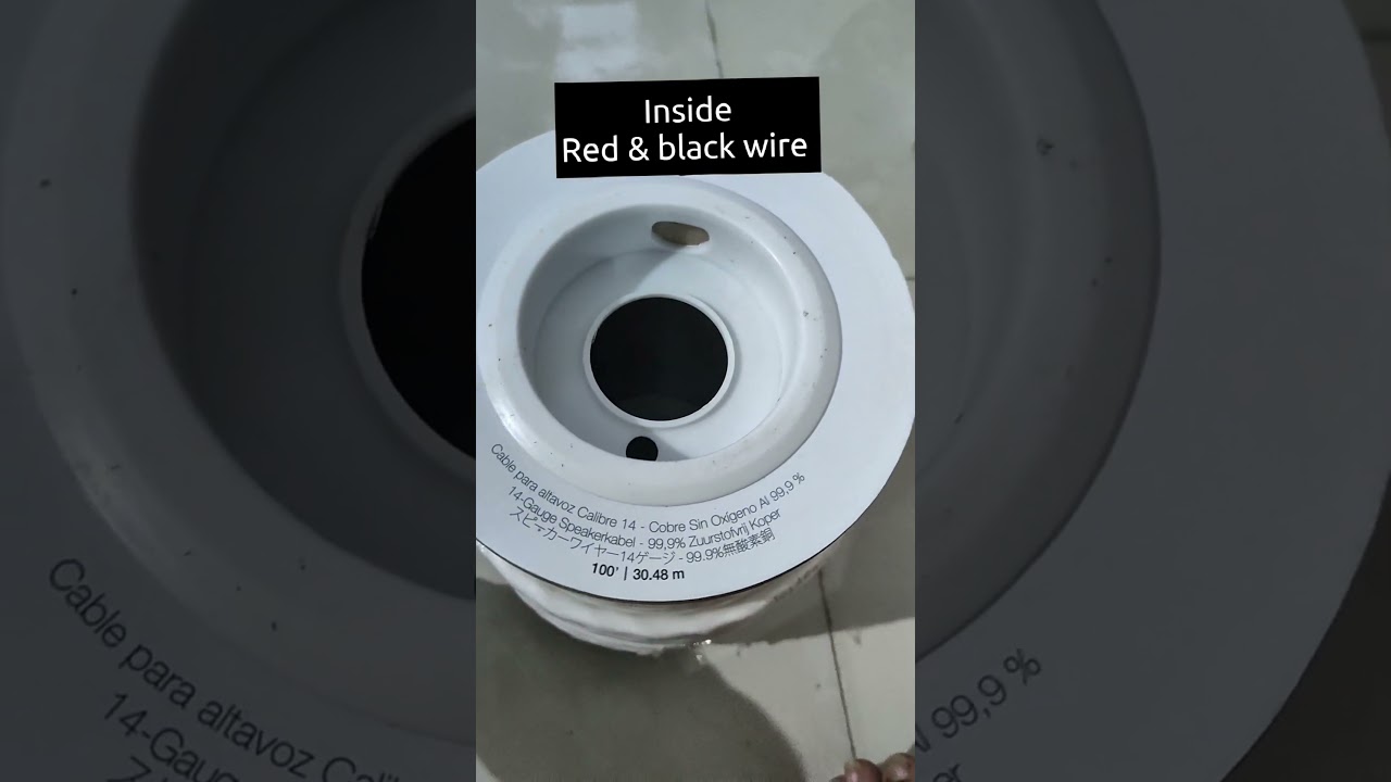 Amazon basics 14 gauge speaker wire 100 foot #shorts