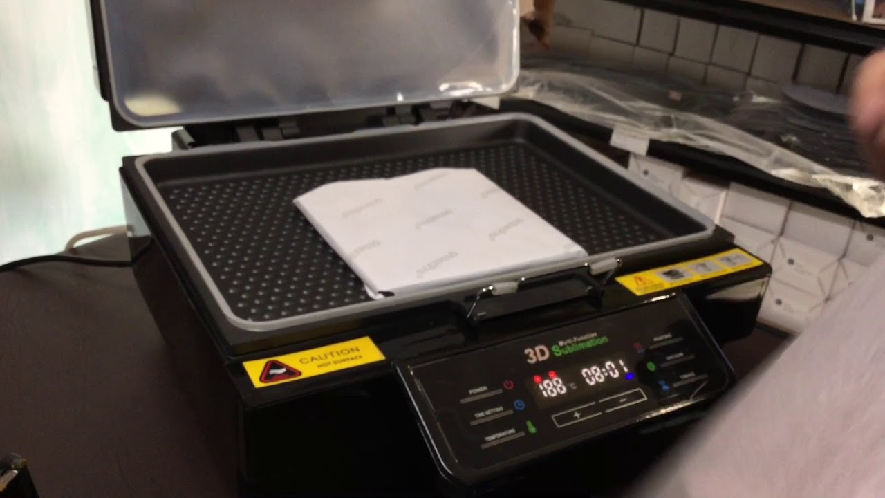Sublimating Rock/Slate in 3D Vacuum Heat Press