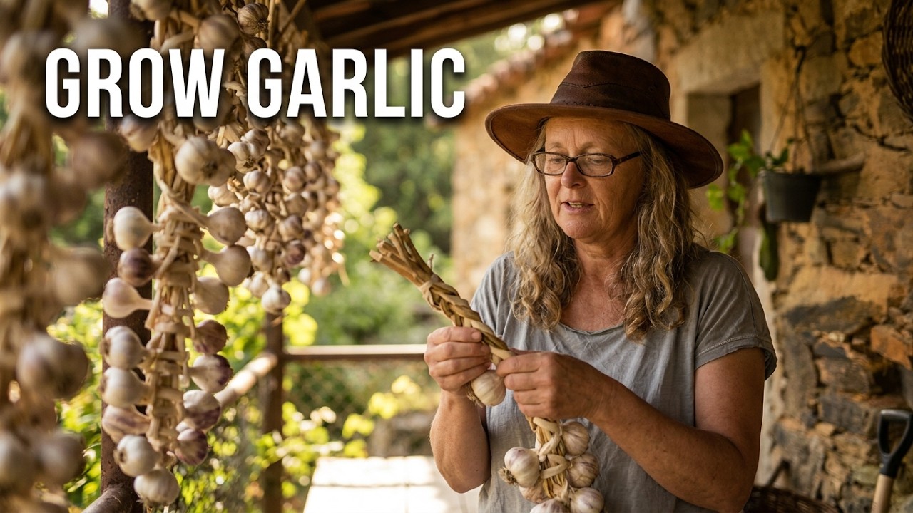 Growing GARLIC 🧄 START to FINISH