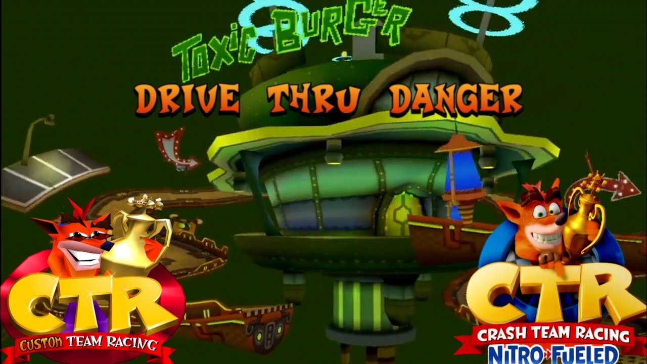 CTR Crash Team Racing: Drive Thru Danger (Nitro Fueled) Custom Track By @BoxicFunk