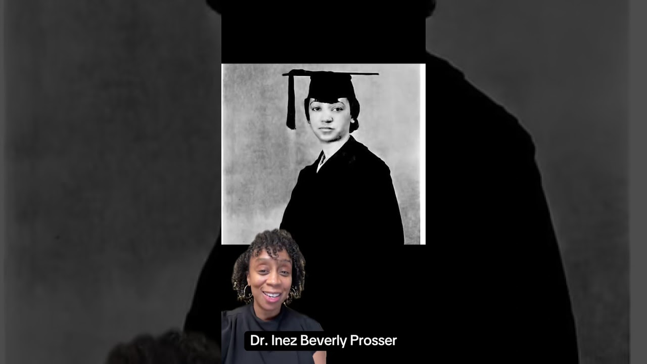 Dr. Inez Beverly Prosser. The first African American woman in the US to earn a Ph.D. in Psychology